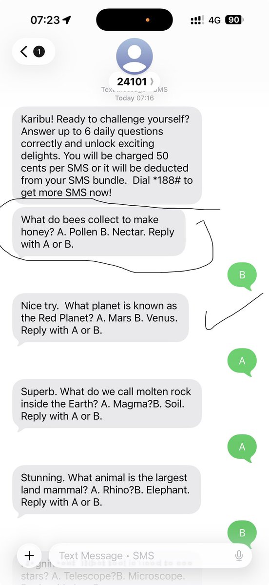 ReubenWmwangi's tweet photo. @SafaricomPLC explain to my son why he is wrong on the two questions! https://t.co/vVsSho16kE
