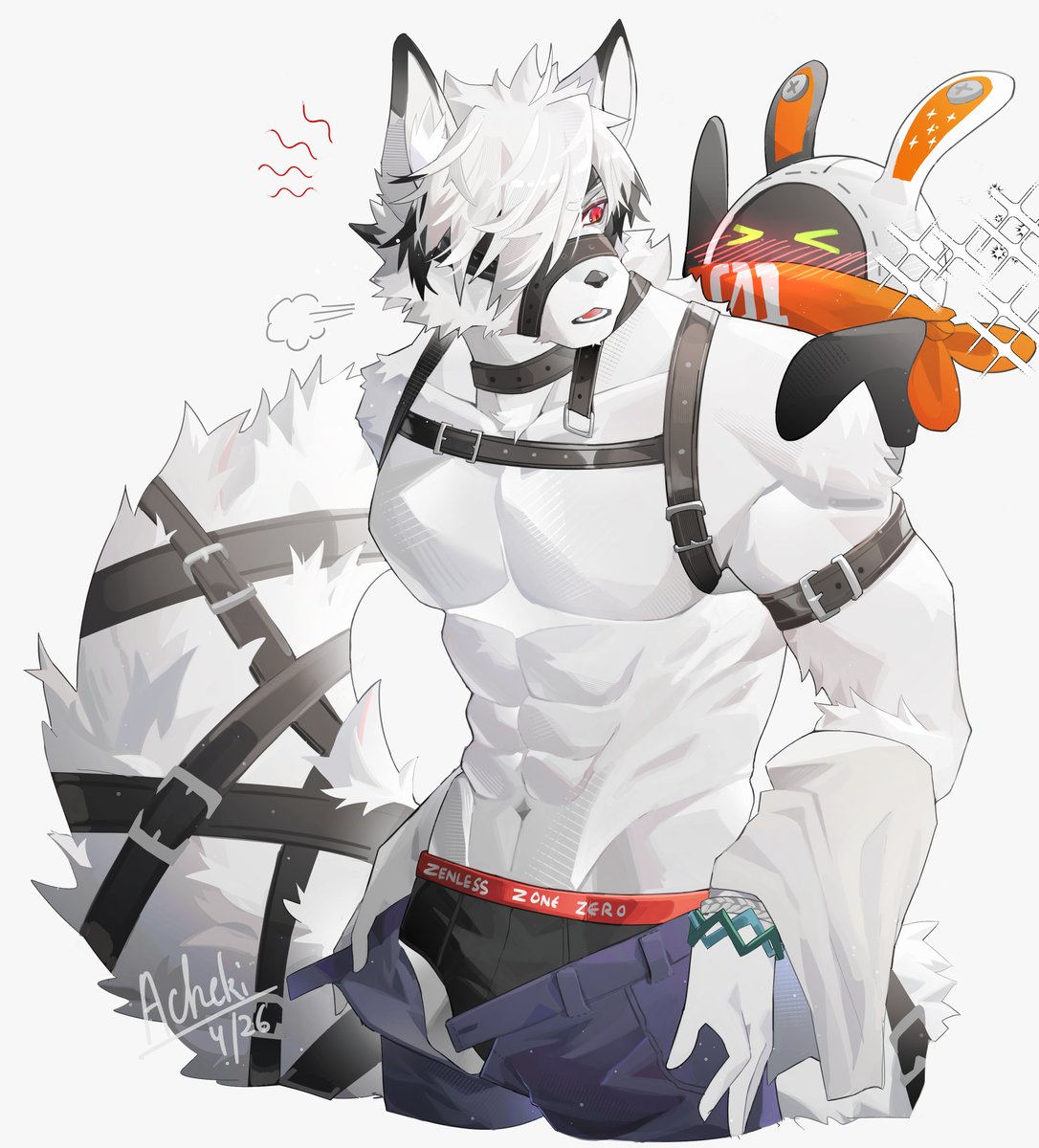 Lycaon prefers to bath alone, you know? 🐺💼