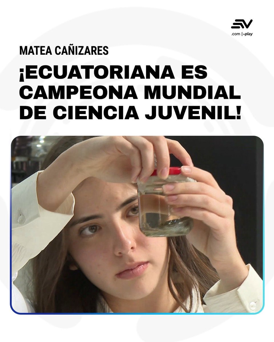 📌 Se trata de la primera ecuatoriana en ganar uno de los premios juveniles más importantes del mundo sobre excelencia científica, lo que le valió una beca universitaria en el exterior. Su colegio recibirá un laboratorio que llevará su nombre. 💻 bit.ly/3QqlPvx