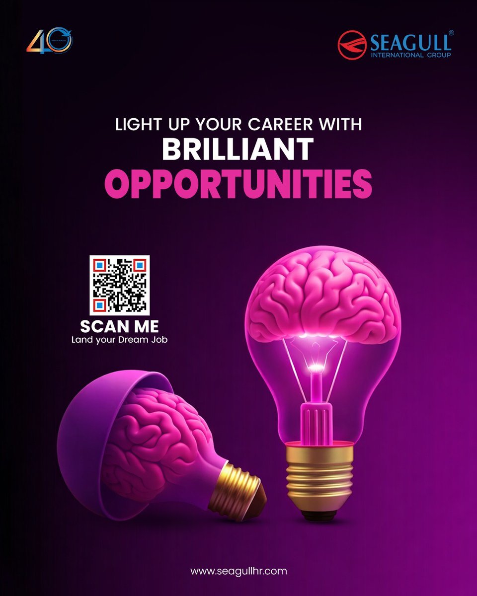 hrd1_seagull's tweet image. Turn your ideas into opportunities and your potential into success. Take the first step towards a brighter career—your future starts here. ✨

#CareerGrowth #JobOpportunities #DreamJob #SuccessStartsHere #SeagullInternational #CareerGoals #FutureReady