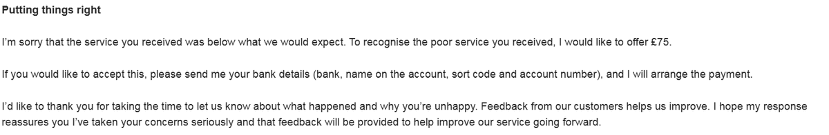 martin_in_Cambo's tweet image. 10 weeks of maladministration on my £32k pension claim and @financialombuds offers just £75 compensation.

By the 8% interest rule for delayed funds, the loss is closer to £500. This doesn't even begin to cover the distress caused. #FOS #PensionJustice #ConsumerRights