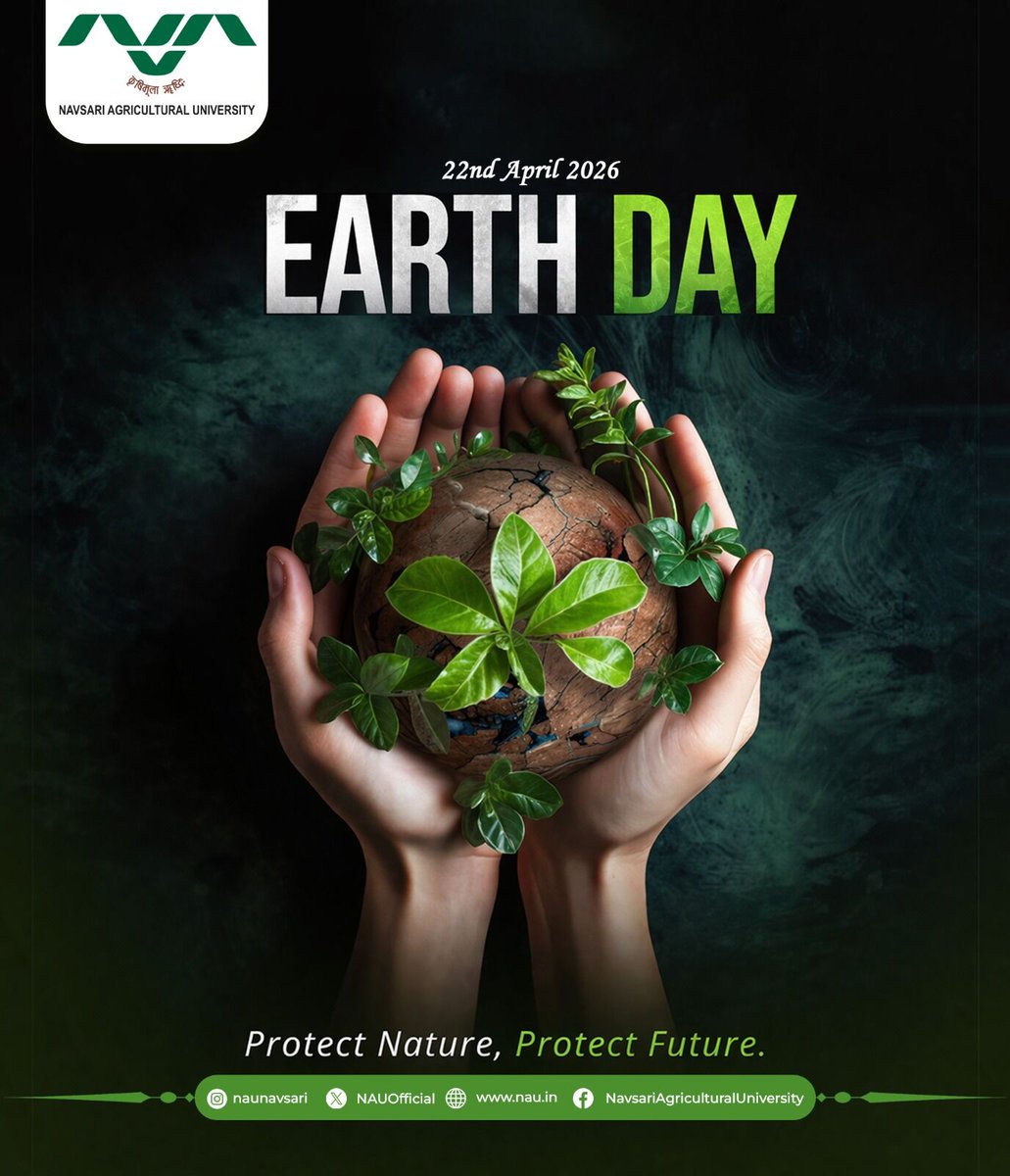 Let’s nurture nature, reduce waste, plant hope, and protect our planet for future generations. Every small step today creates a greener tomorrow.!! 💚
Happy Earth Day!
#EarthDay #WorldEarthDay #SaveEarth #GoGreen #ProtectNature #SustainableLiving #ClimateAction #GreenFuture