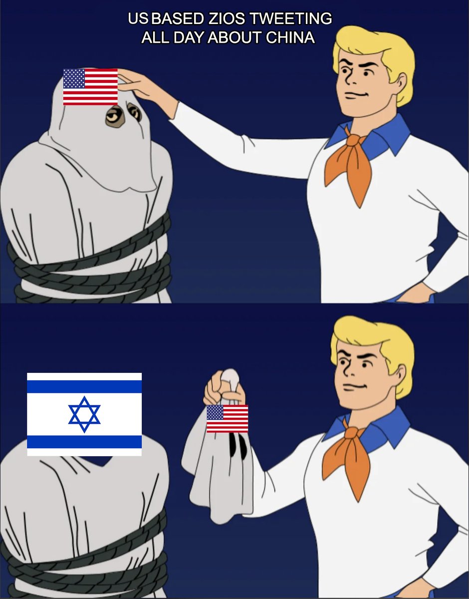 <a href="/HawleyMO/">Josh Hawley</a> Racist zioghoul freak Josh Hawley lies about China to run cover for Israel. He's voted to give billions to Israel while telling ordinary Missourians there's no money for them. Pay attention, every Israel-first zioghoul spends all their time bashing China instead of helping the US