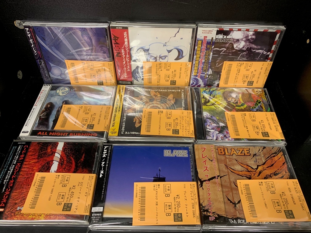 🔥HEAVY METAL中古入荷情報🔥 日本人メタル中古CD約100点入荷いたし