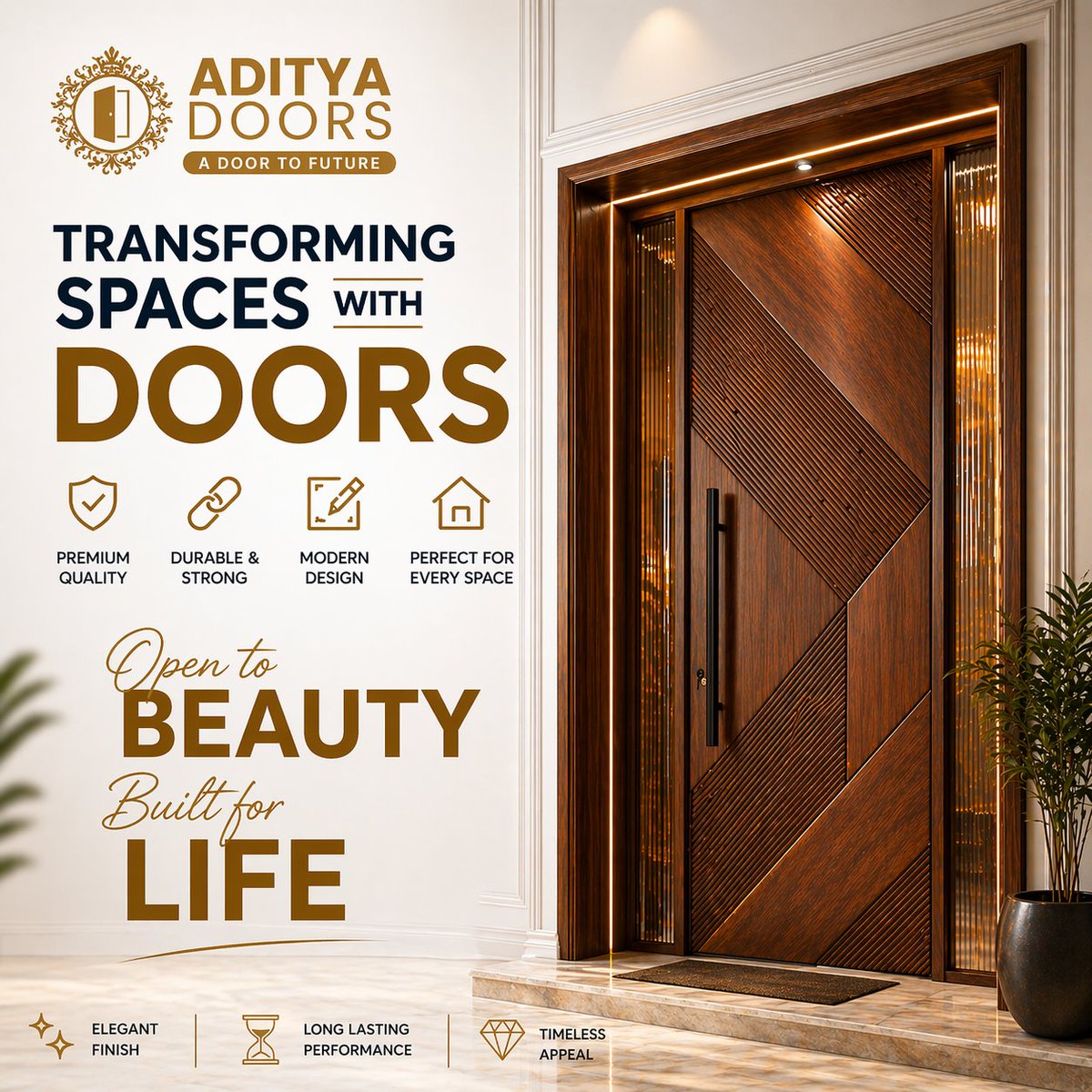 AdityaDoors's tweet image. Upgrade your entrance. Upgrade your lifestyle.🚪✨
Luxury that speaks before you do.
Check out more on our website - adityadoors.in
Aditya Doors - A Door To Future 
Contact now - 9997297123
#AdityaDoors #LuxuryDoors #HomeUpgrade #Meerut #Explore