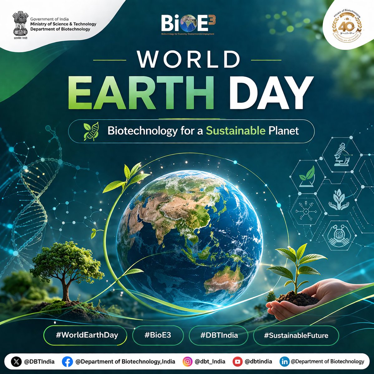 Department of Biotechnology tweet media