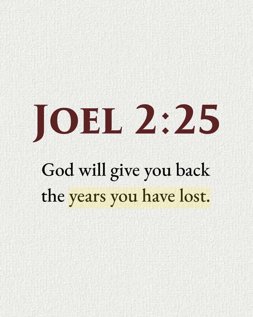 Gods_Willz's tweet image. JOEL 2:25 📖🙏🕊️

“This is for those who feel they’ve lost too much” 😔✨ | Book of Joel 2:25

God will restore everything you lost ✝️
Nothing is wasted with God. He sees every tear and every delay.
Your restoration season is coming. 🕊️
#bible #faith #restoration
