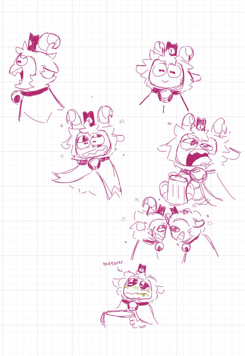 One of my fav things to draw is characters drunk💛
#cultofthelamb #cotl #cotlgoat