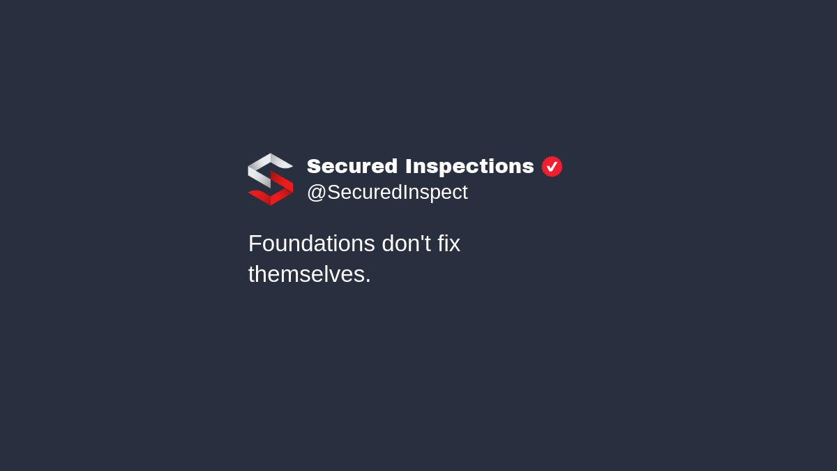 Secured_Inspect's tweet image. Foundations don't fix themselves. Minor flaws hide major foundation defects. ⚠️ Ignore them and you face structural chaos. Get a clinical assessment before it's too late. #Proactive #HomeCare #Foundations