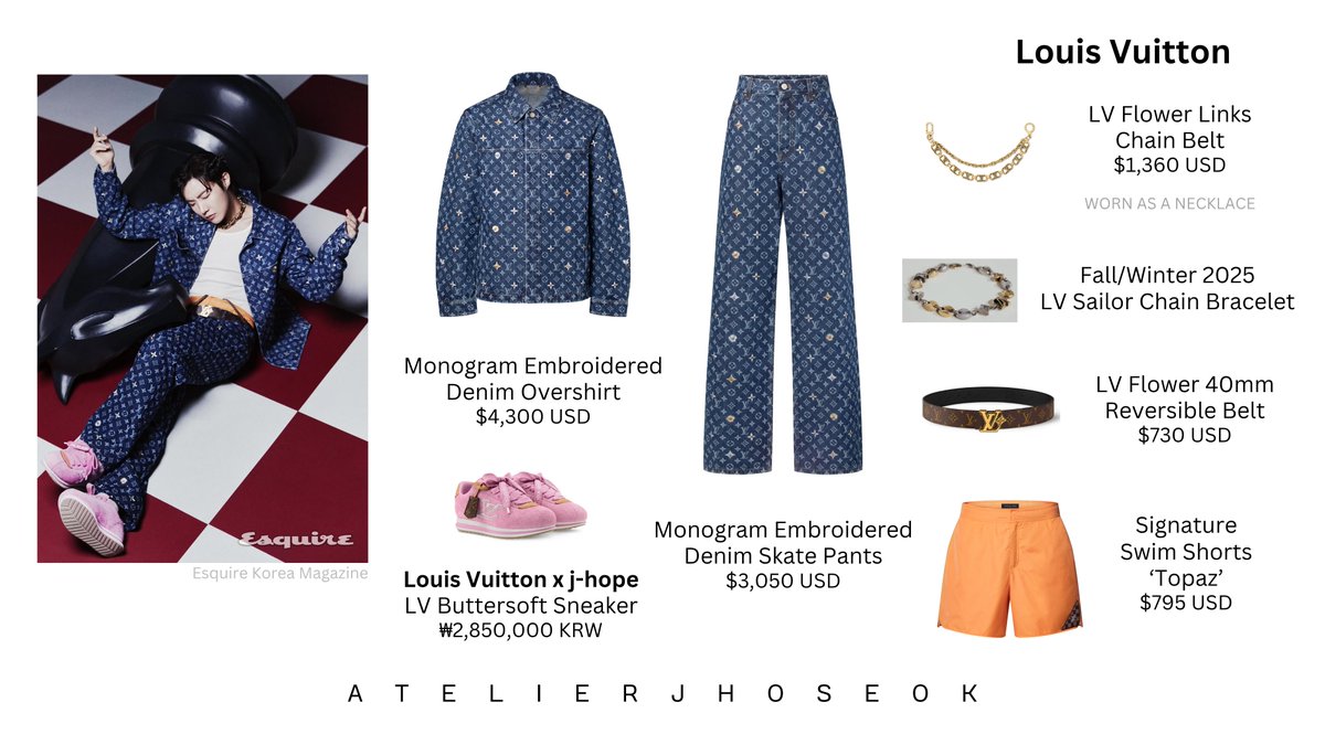 atelierjhoseok's tweet image. j-hope for Esquire Korea Magazine

House Ambassador j-hope wears a full @LouisVuitton ensemble for the May 2026 issue.

#jhope #jhopexEsquire #ESQUIREKOREA
#제이홉 #jhopefashion #jhopexLouisVuitton