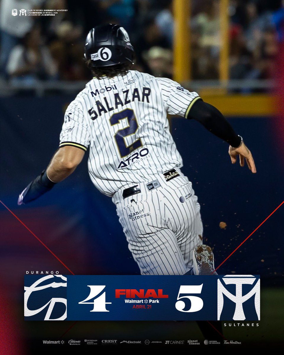 SultanesOficial's tweet image. ¡GANAMOS GANAMOOOOOOOS! 🔥🔥🔥🔥🔥🔥🔥🔥🔥

DEJAMOS EN EL TERRENO A #DURANGO!!!!! 🔥🔥🔥🔥🔥🔥🔥🔥🔥