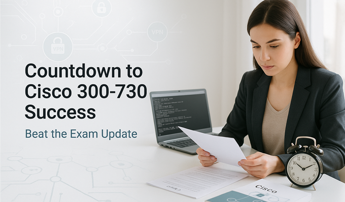 CiscoPrepHub's tweet photo. 📘 Final Call: Beat the Cisco 300-730 SVPN Exam Update

Professionals pursuing CCNP Security are accelerating their timelines for the 300-730 SVPN certification.

🔗 Read the full article:
https://t.co/zXYATilYu3

#CiscoCertification #SVPN #CyberSecurity #CCNPSecurity #SVPNExam https://t.co/kSa5s0Pjxd