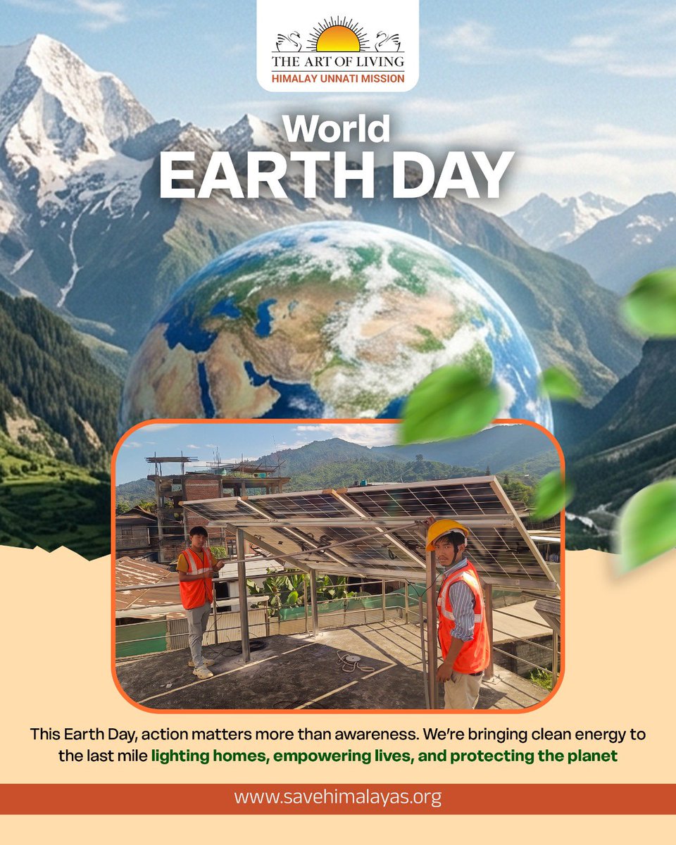 him_unnati_mis's tweet photo. This Earth Day, we go beyond awareness and turn intention into action 🌍✨
 From powering remote homes with clean energy to creating opportunities for local communities, every step we take is towards a greener, more empowered Himalaya.

#worldearthday https://t.co/TWG58TDl3D