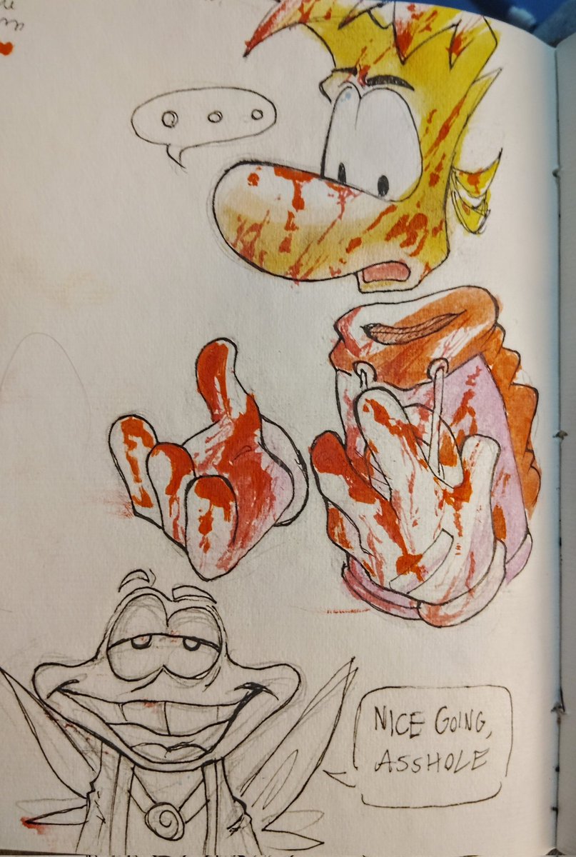 I like to imagine Rayman has the physical strength of a viltrumite