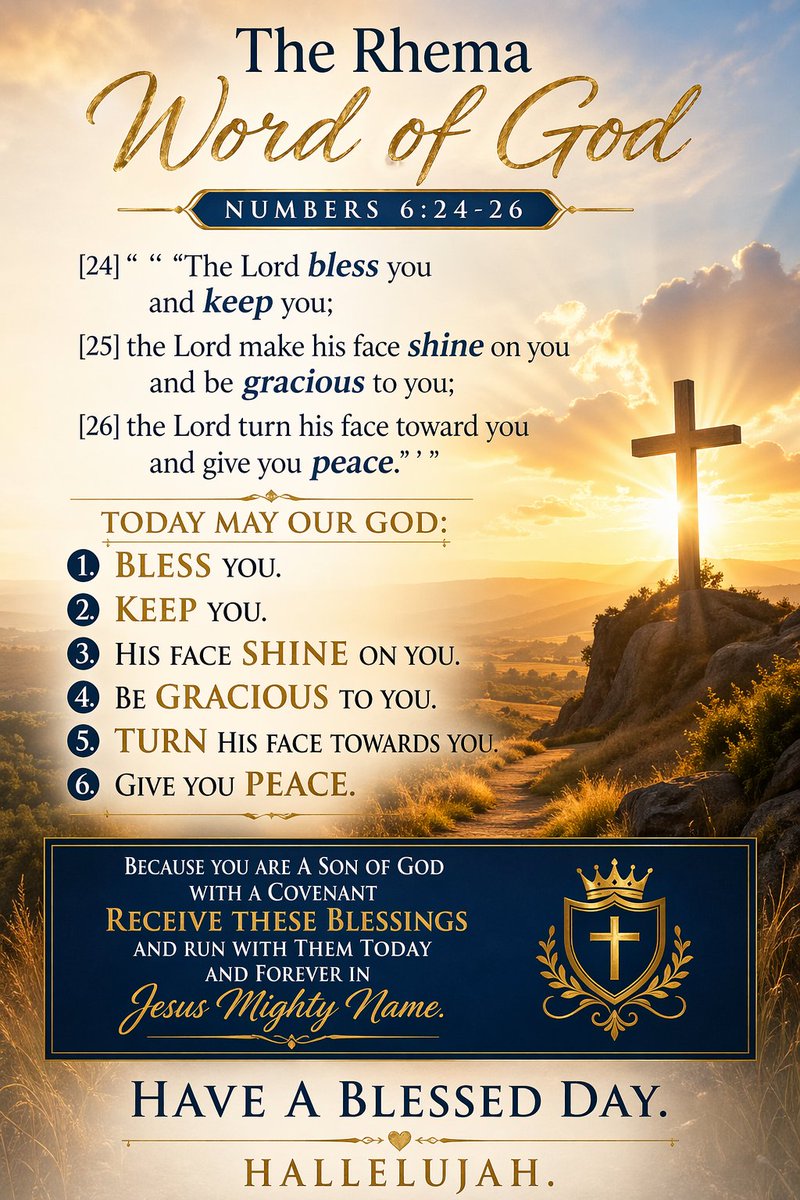 JKeenman32571's tweet image. Good morning Blessed Ones.
Praise.
Today Receive these blessings.
#Blessings Day.