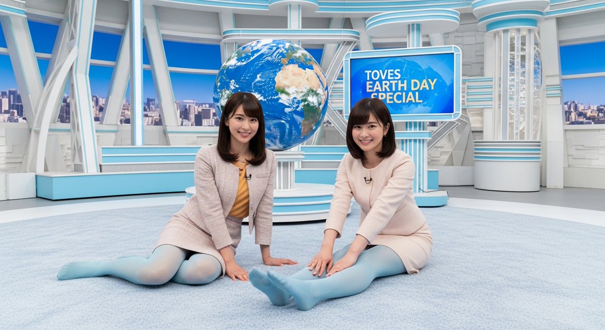 idolsocks's tweet photo. 4月22日は #アースデー!
水色タイツの女子アナ!
#タイツ #女子アナ #Folw https://t.co/o3WpoCSrts