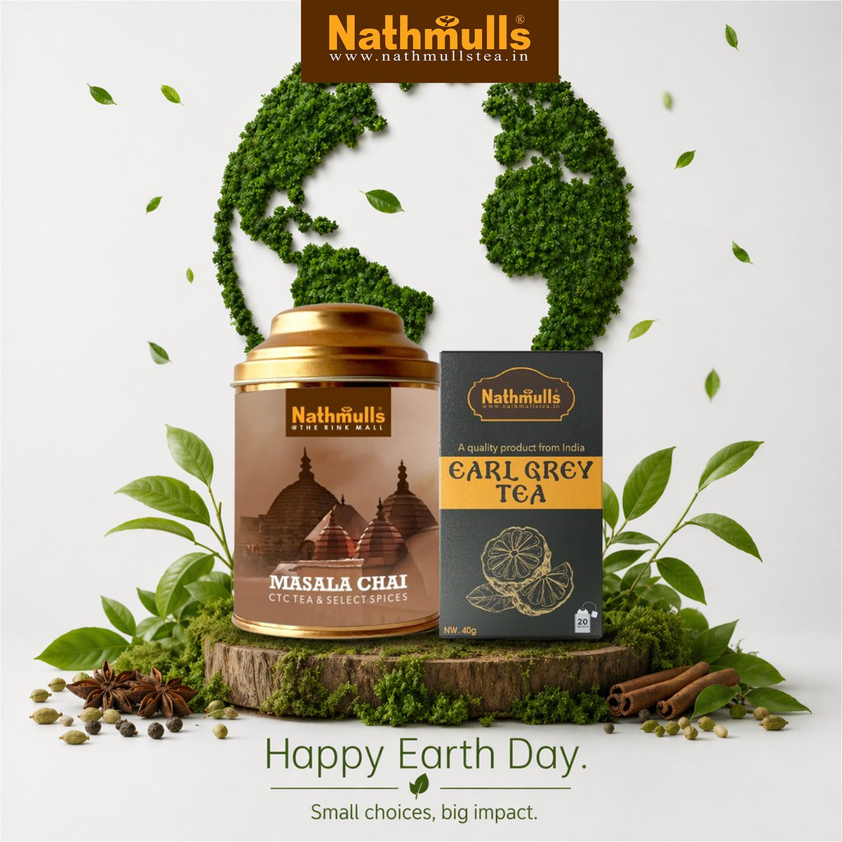 A cup of tea reminds us that nature gives endlessly. This Earth Day, give back—choose eco-friendly habits and keep our planet fresh and green. 🍵🌱
#nathmullstea #TeaTimeVibes #earthdayeveryday #EarthDay #SustainableLiving #TeaLovers #GoGreen #EcoFriendly