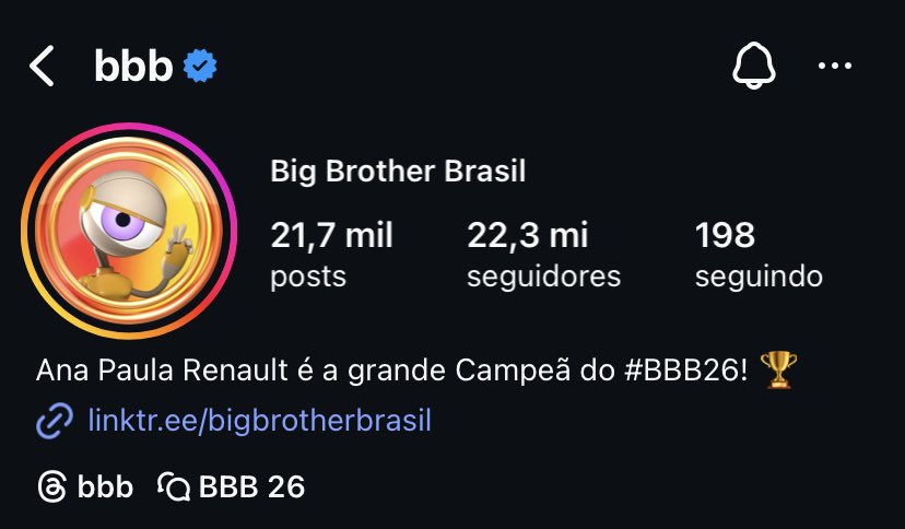 Boa noite! 🥂👑 #bbb26