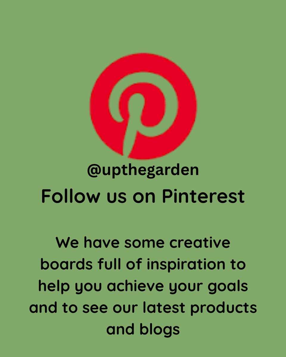 UpTheGardenCo's tweet image. 📌🌿 Follow us on Pinterest!
Explore, save, and get inspired 👉 pinterest.com/upthegarden
Discover our latest products, blogs, and garden goals all in one place 💚
#GardenInspiration #GrowYourOwn #GardenDesign #GardeningTips #SustainableLiving #GreenThumb #GardenGoals