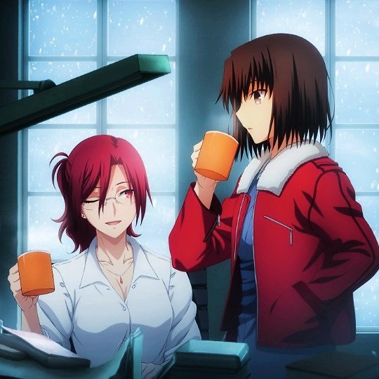 Touko Aozaki & Shiki Ryougi T.O tweet media