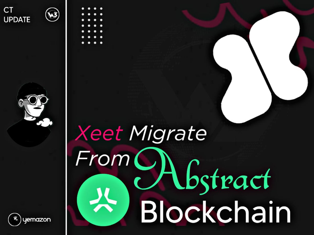 Xeet Is Moving Chains And It Signals a Bigger Play

Xeet creators this for you.....

<a href="/xeetdotai/">xeet</a> is entering a new chapter

After building on <a href="/AbstractChain/">Abstract</a>, the team has announced a migration to a new chain and this is not just a technical move, it is a strategic one.

Xeet did