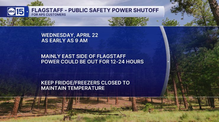 AmberSullins's tweet photo. Winds cranking up across Arizona.

Fire danger will be on Wednesday, especially across northeastern Arizona where Red Flag Warnings are in effect.

APS may do public safety power shutoffs on the east side of Flagstaff. 

#abc15 #abc15wx #azwx #az #wx #arizona #weather https://t.co/tbTirTSU3k