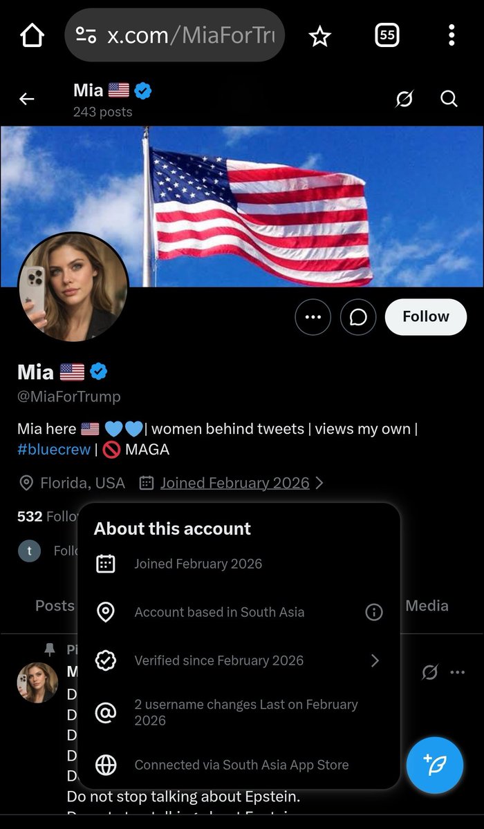 Scammer_Joker's tweet image. Can you Privacy/Spam Report and Block/Repost this South Asian Scammer Account Pretending to be in USA. 
Acct MiaForTrump
x.com/i/user/2025606…
Thanks 
#scammer