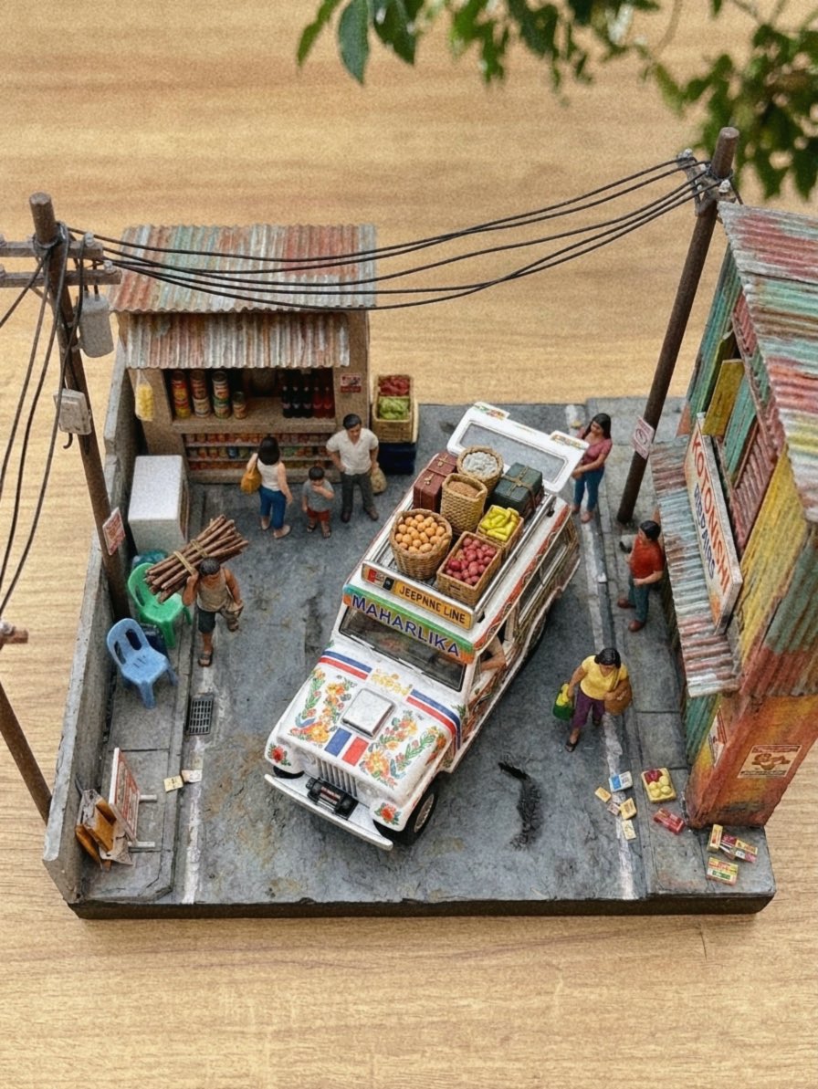 Photoreporter's tweet image. This morning I placed the Hurst Jeep into a different configuration, working the Philippines 🇵🇭. #greenlight