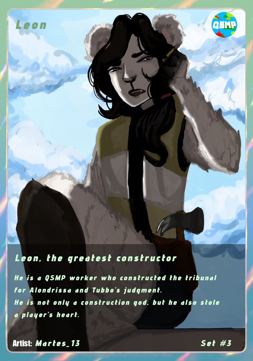 Lapinshegery's tweet photo. Uno de las cartas que he hecho. No se si alguien había hecho una carta de este guapo. 
#qsmp2 #qsmpfanart https://t.co/Te52M2RoBS