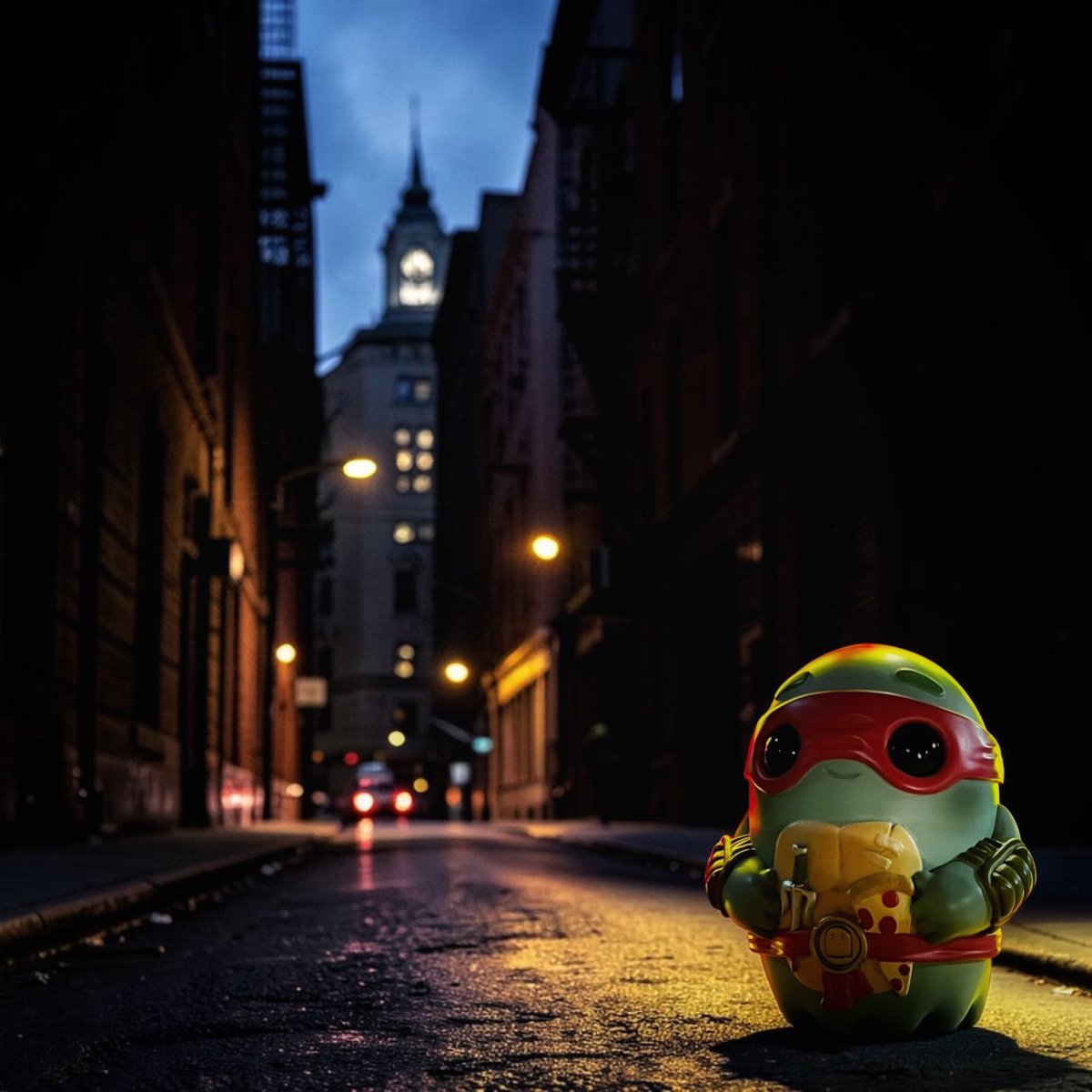 RobbyRed5130sox's tweet photo. Schulz is out and about tonight! He be ready to kick some ninja ass with karate moves!
#TinyGhostTuesday #Schulz #TeenageMutantNinjaTurtles #Raphael #AdolescentMetahumanKungFuTortoises https://t.co/7rlf5OSOul