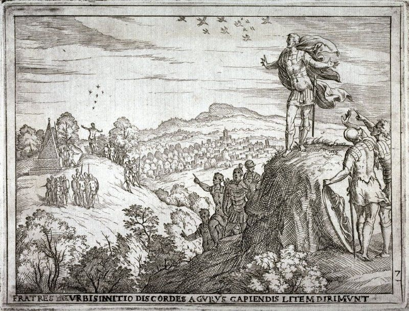 ThumosForThou's tweet photo. Rome was literally founded on a bird-watching contest.

Twin brothers Romulus & Remus couldn't agree on which hill to build their city on — so they let the gods decide by counting vultures.

Remus saw 6 first. Romulus claimed he saw 12.
Both declared victory. Neither backed down.

So Romulus started building anyway. Remus jumped over his wall to mock him.

Romulus killed him on the spot.
Named the city after himself.
And that's how Rome was founded. 🦅
#RomanHistory #RomulusAndRemus #AncientRome #SPQR