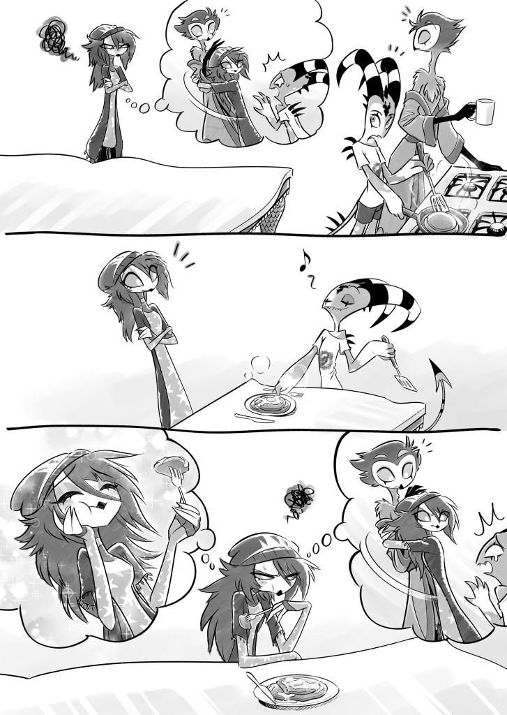 hellaversearts's tweet image. #Stolas #Blitzo #Comic #helluvaboss #HelluvaBossBlitz