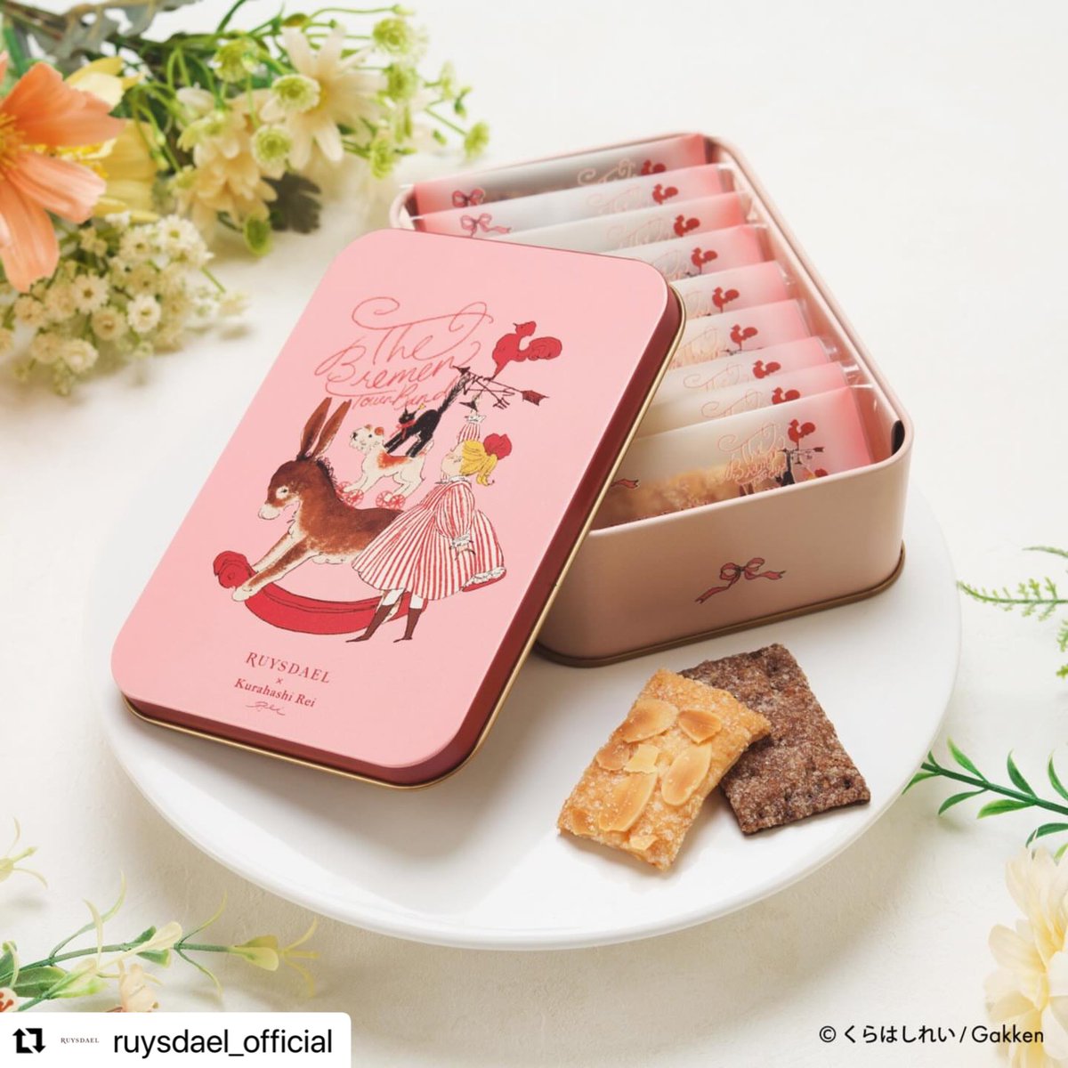 hakoniwa01kdnm's tweet photo. ✤新商品✤
お菓子のパッケージにイラスト使っていただきました🍪

【ロイスダール×くらはしれい　コラボレーション商品】
https://t.co/eo7k4qK3ud https://t.co/3Wc4NNwqMe
