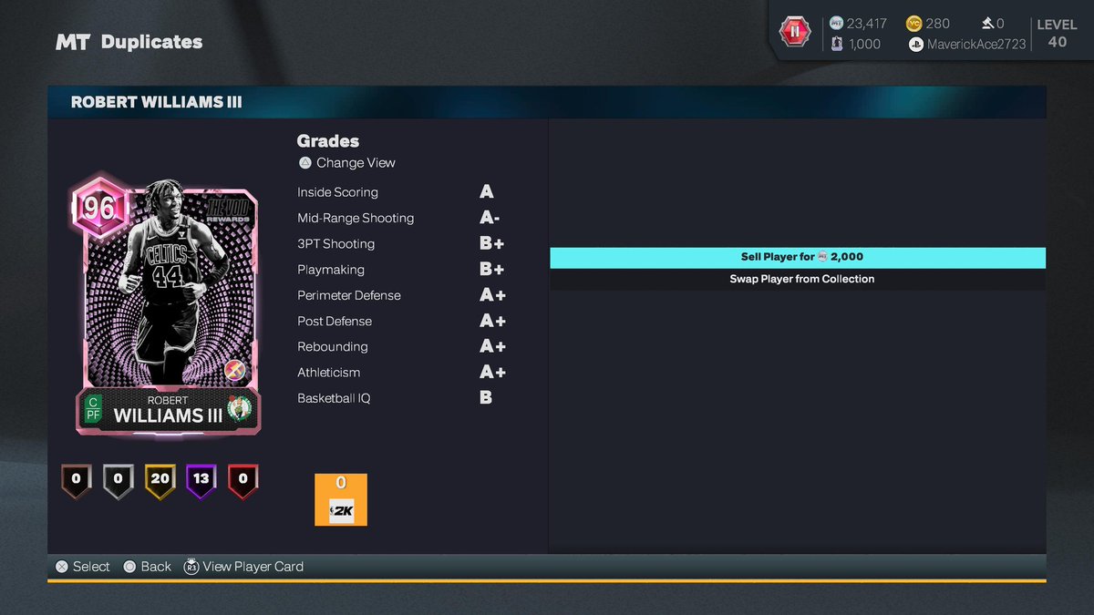 80sBearfan4life's tweet image. Free 2000 MT, since I already pulled him, but another player would have been nice.
#NBA2K26