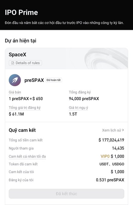 Excited for this launch, let’s go 🚀 #BitgetIPOPrime