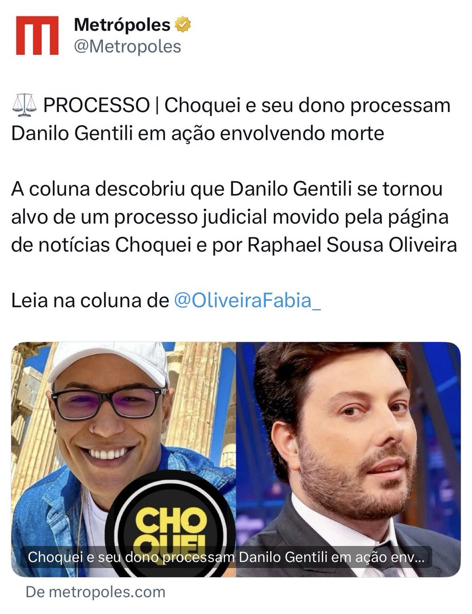 Danilo Gentili tweet media