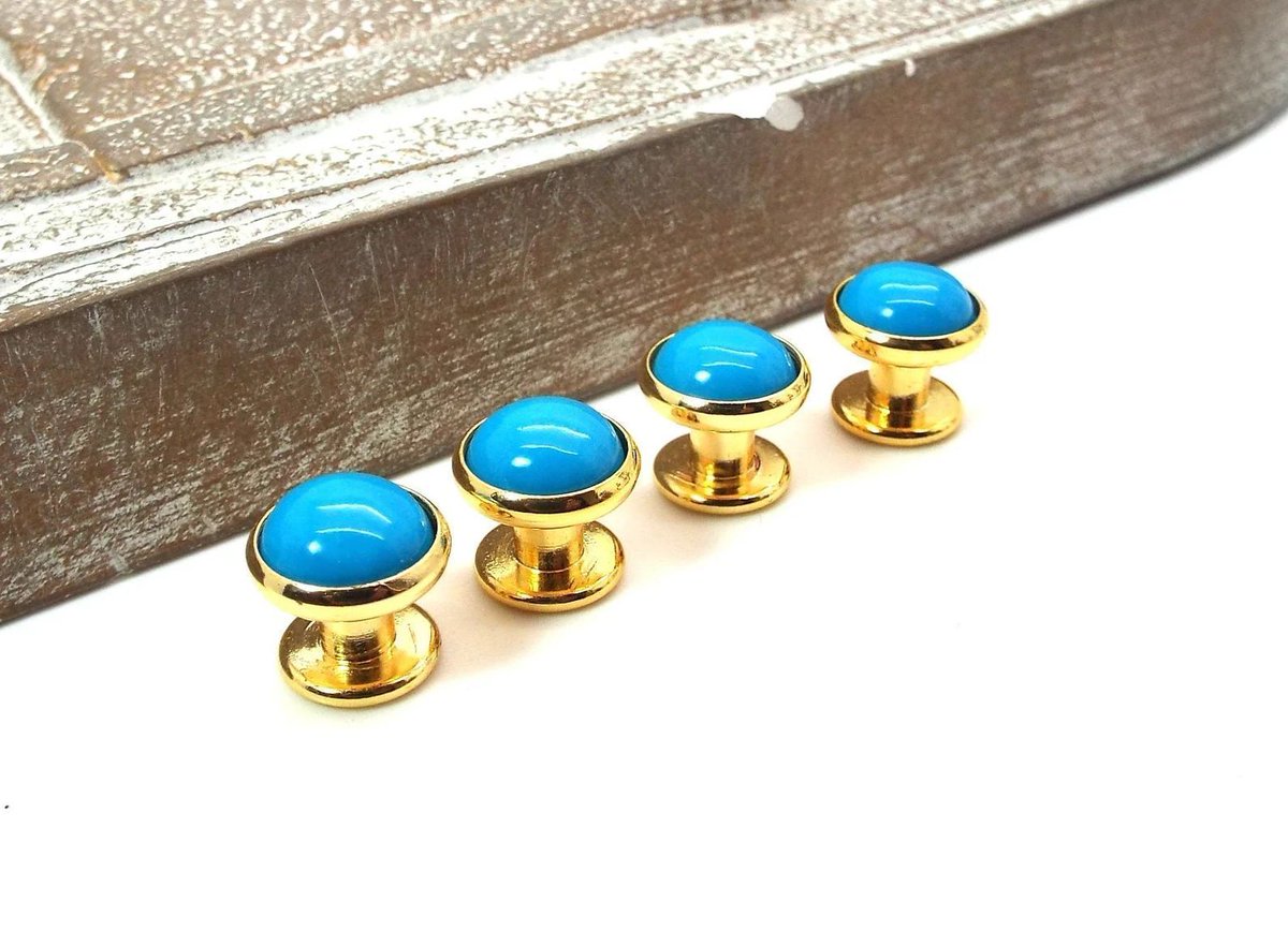 DesignsbyAudrey's tweet photo. Tropical Blue Tuxedo Shirt Studs - Turquoise Blue Howlite Tuxedo Shirt Studs by #DesignedbyAudrey Awesome men's #handmade formal accessories https://t.co/UhVY92eC7X via @Etsy #mensaccessories #tuxedo #shirtstuds #mensformal https://t.co/CAtGl7vQUy