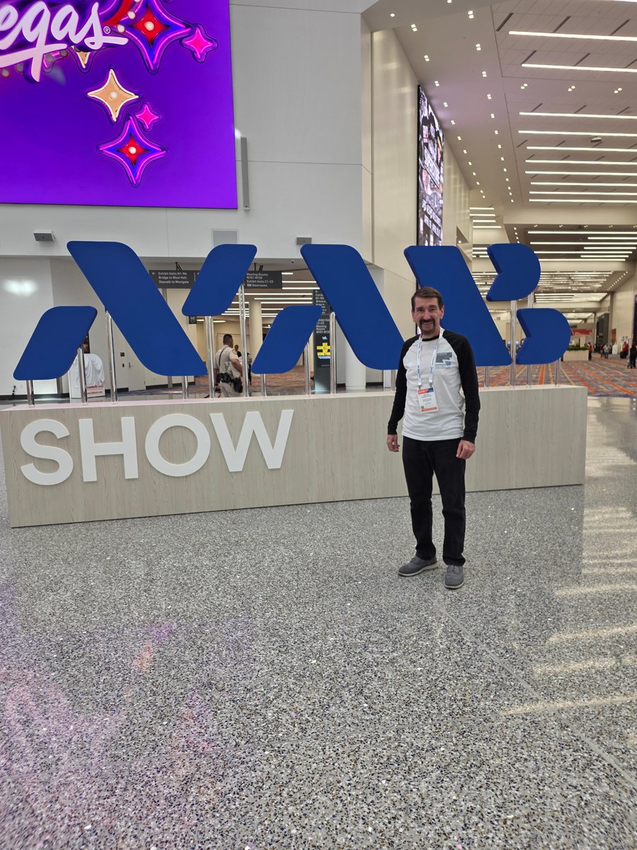 NHT_tweets's tweet image. The @NABShow in #LasVegas is in full swing. I'm wide-eyed, going through the massive convention center and the huge throng of exhibitors and attendees. I'm grateful to see how much #podcasting has been embraced and incorporated into the #NABShow2026.