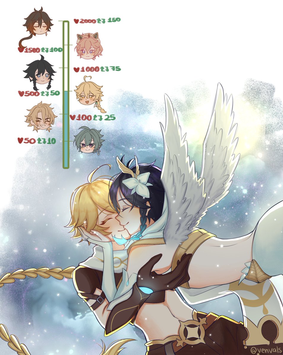 venvals's tweet image. beloved of the anemo archon 💫 #venti #aeventi
