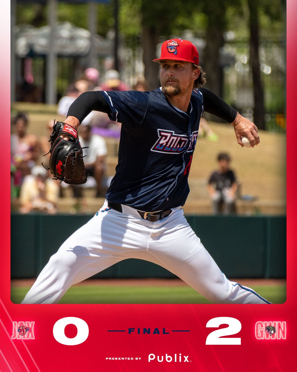 JaxShrimp's tweet photo. Didn’t get the win, but witnessed greatness. Braxton Garrett with a no-hitter in tonight's game against Gwinnett. https://t.co/vSb2tdOADP