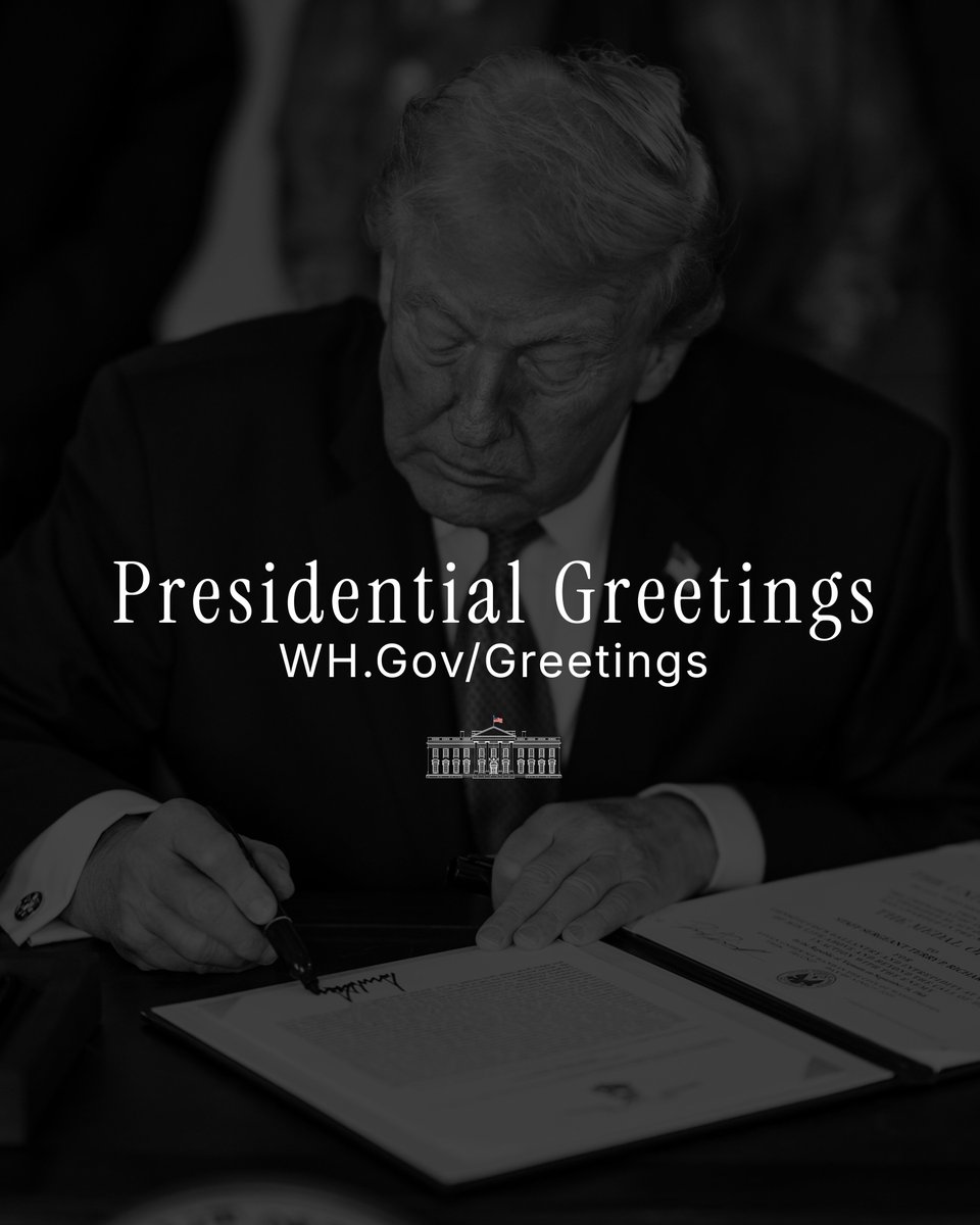 The White House tweet media