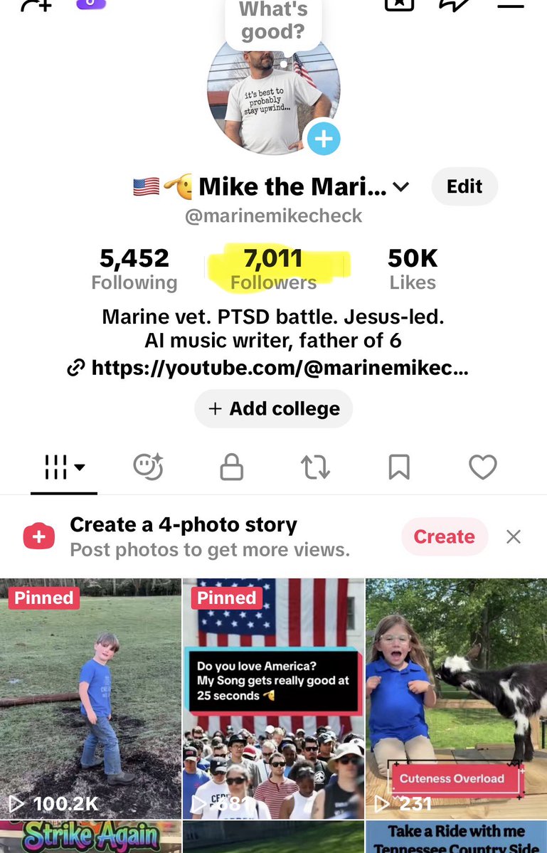 Mike the Marine tweet media