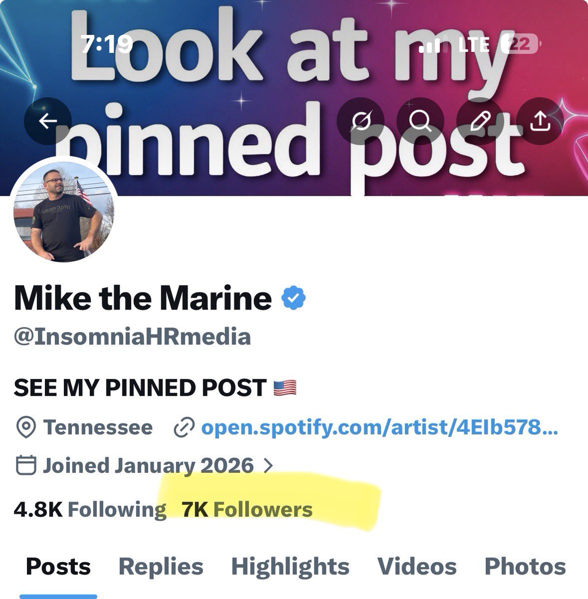 Mike the Marine tweet media