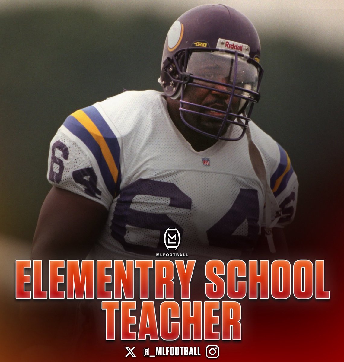 MLFootball's tweet image. POWERFUL: #NFL Hall of Fame Randall McDaniel became a TEACHER after his #NFL career.

Randall began working at an elementary school after retiring and provided one-on-one reading and math support for kids for 2 DECADES.

The 12x Pro Bowler called teaching his “second career.”

👏