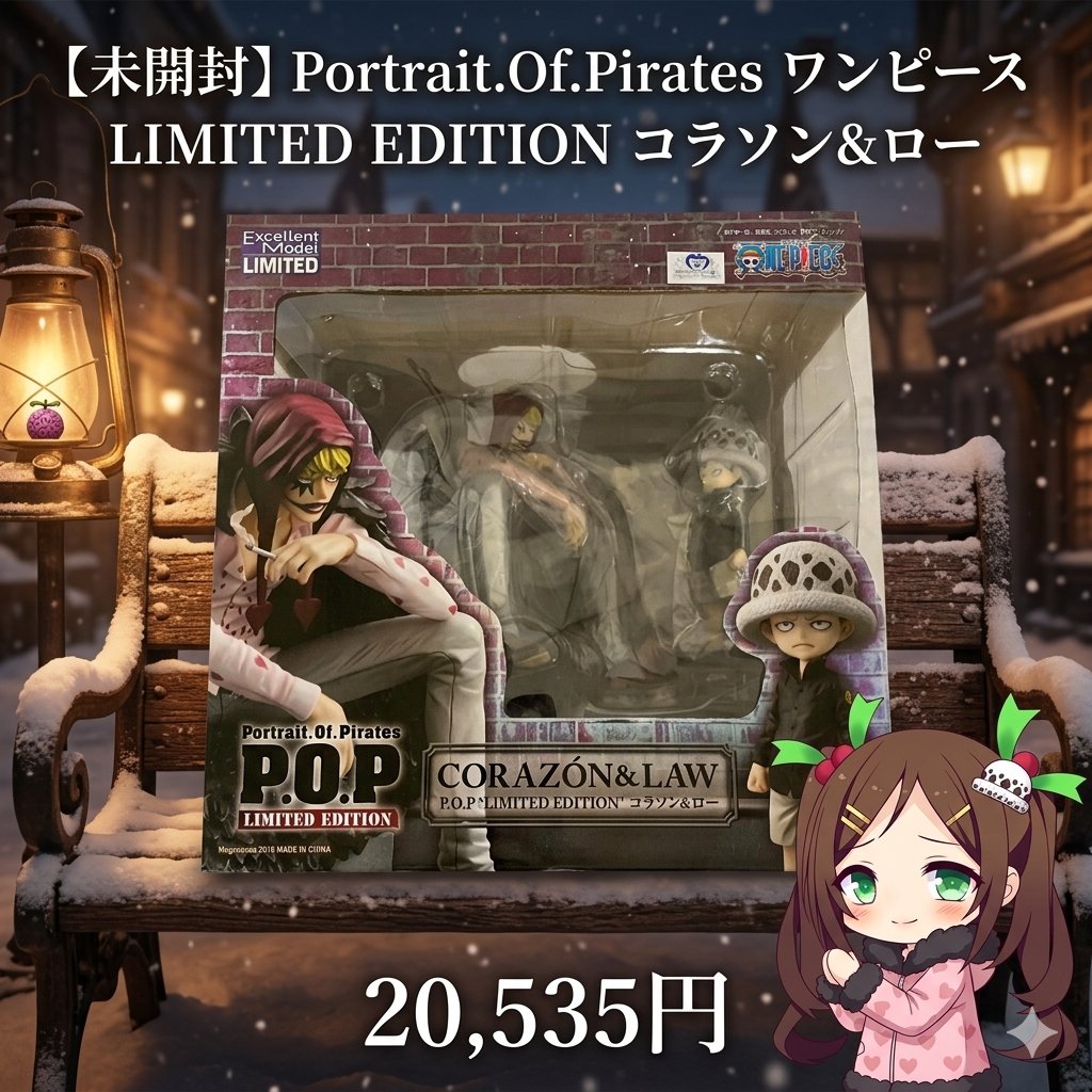 pop コラソン&ロー　再販 ワンピース POP コラソン&ロー 付属品完備 箱付き (再販)3DSソフト2個