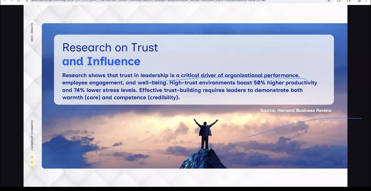 GDewayneS's tweet photo. Leadership isn’t about titles—it’s about trust. When leaders show consistency, build real relationships, and take action, they create environments where people thrive.  Thankful for the leadership of @DrJWEvansJr  and our entire @KEDCGrants team! https://t.co/PsJokHtKz6