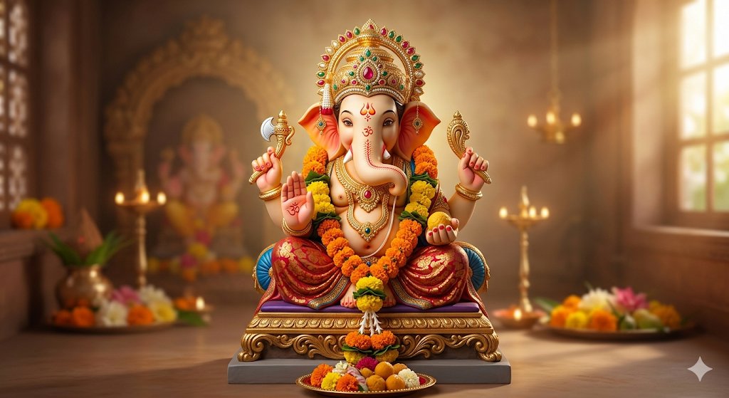 ankita_sin38649's tweet image. ॐ गं गणपतये नमः।
श्री सिद्धिविनायक नमो नमः। 🙏

​विघ्नहर्ता भगवान गणेश आपकी सभी बाधाएं दूर करें और आपके जीवन में सुख-समृद्धि लाएं। 

ॐ गं गणपतये नमः✨🚩

​शुभ प्रभात! शुभ बुधवार! ✨
​#GanpatiBappaMorya #WednesdayWisdom #GaneshChaturthi #ShubhPrabhat