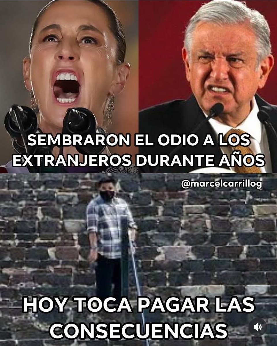 <a href="/ChumelTorres/">Chumel Torres</a> #DiscursosdeOdio desde las #Mañaneras a #España y quién se les ponga enfrente que les diga que están mal.
#MorenaEsElCáncerDeMéxico