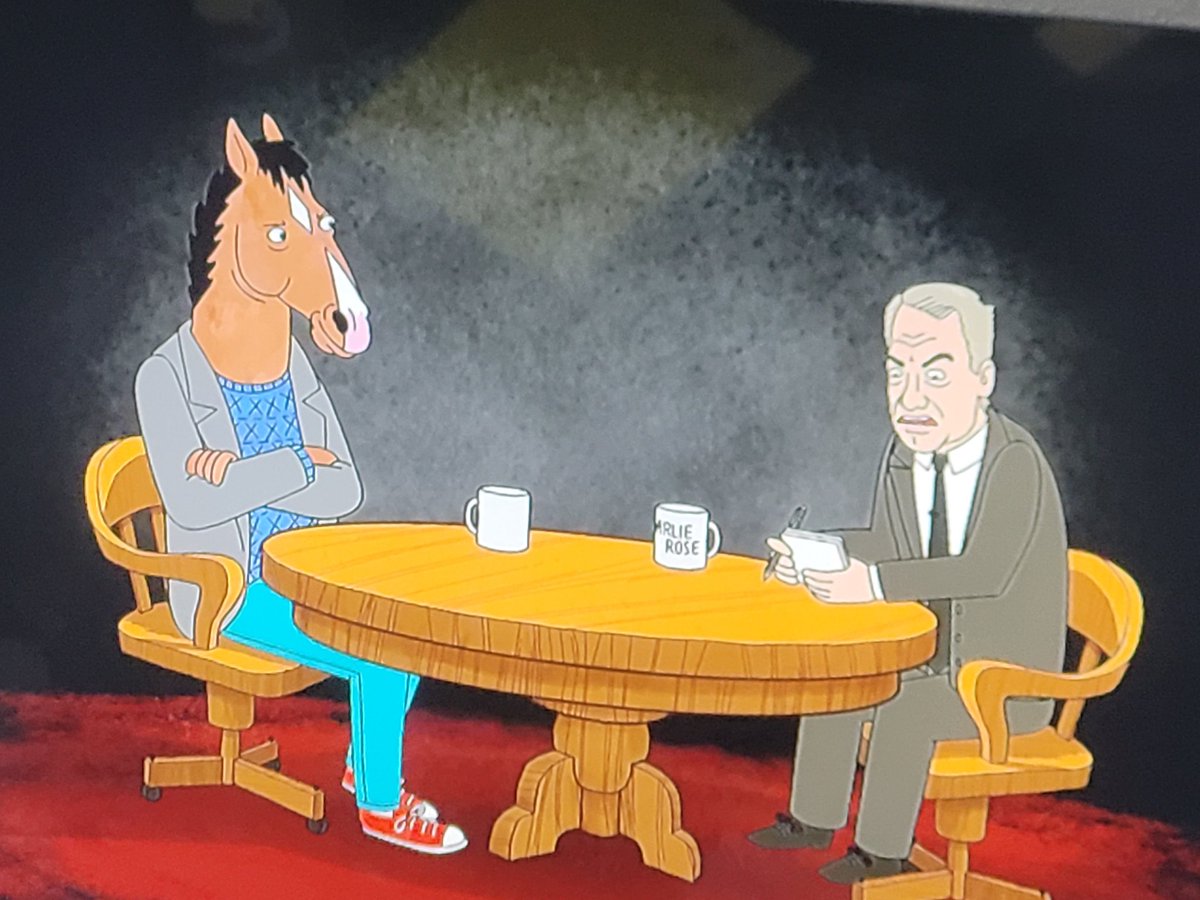 Estly viendo bojack, dicen que es muy bueno y espero proyectarme