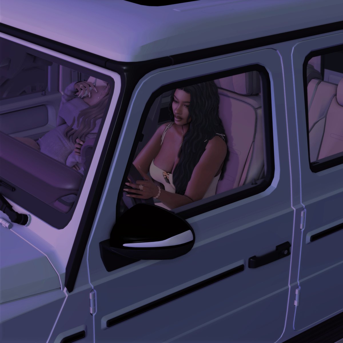 my simself and her bestie on their way to meet up with the girls for drinks and karaoke 🤍